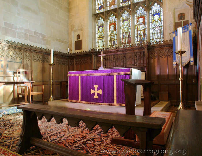 View east of the Chancel