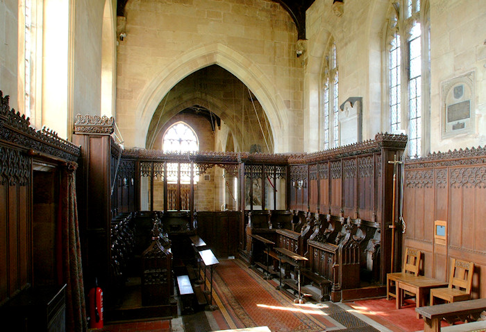 View of the Choir stalls 