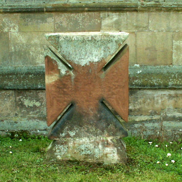 Maltese cross in Chrysom’s Cemetery