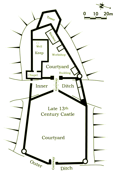 Mid 13th Century Castle